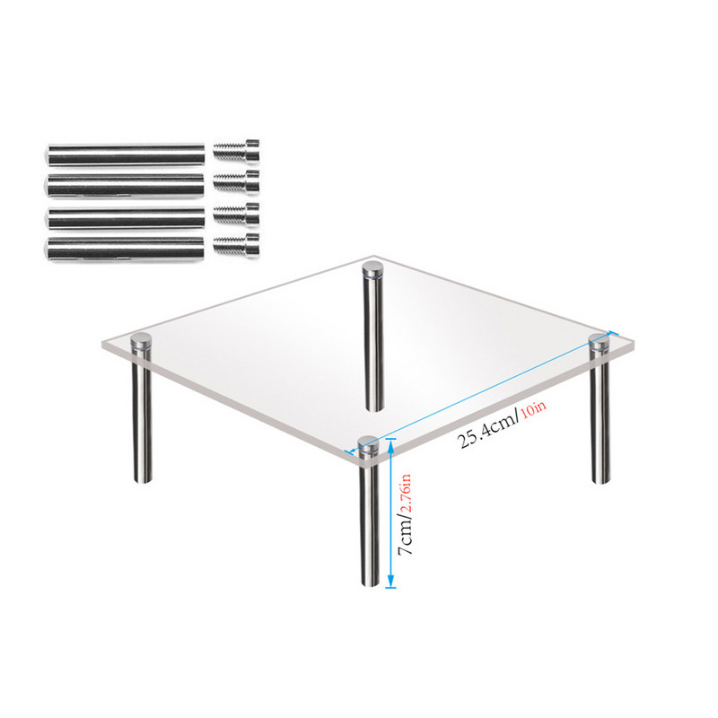 15/20/25/30 cm akrila kūku statīvs cupcake turētājs bufetes ēdināšanas desertu galda displejs ar smagu augļu komplektu kāzu ballītes svinības