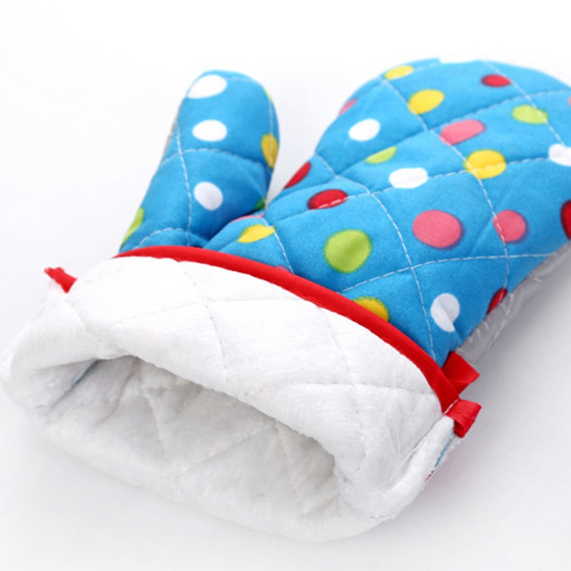 Saingace Szigetelés Forrázásgátló magas hőmérsékletű Konyha Főzés mikrohullámú sütő kesztyű Pontnyomott edénypárna hőálló védett