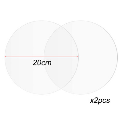 Apaļi akrila kūku diski DIY Art Tukšs dēlis Caurspīdīgs kūku paplātes statīvs Cepšanas piederumi Kāzu dzimšanas dienas ballīšu dekorēšanai