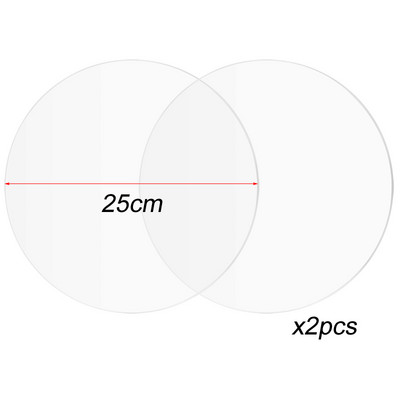 Apaļi akrila kūku diski DIY Art Tukšs dēlis Caurspīdīgs kūku paplātes statīvs Cepšanas piederumi Kāzu dzimšanas dienas ballīšu dekorēšanai