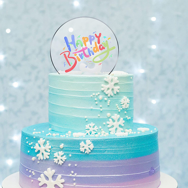 Apaļi akrila kūku diski DIY Art Tukšs dēlis Caurspīdīgs kūku paplātes statīvs Cepšanas piederumi Kāzu dzimšanas dienas ballīšu dekorēšanai