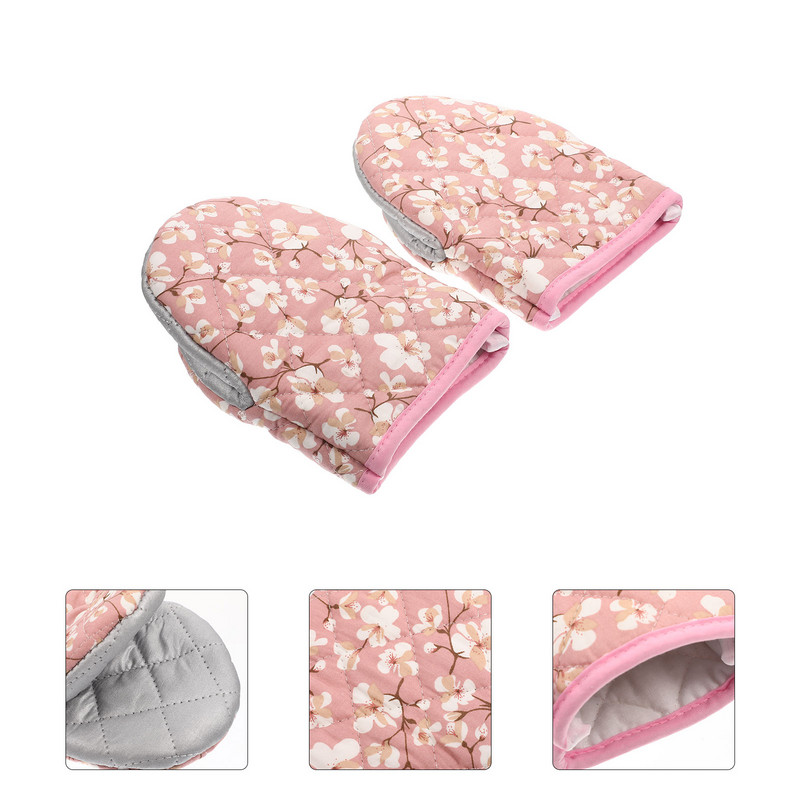 2 gab. Katla rokturis izolēti cimdi Virtuve Pretpiedeguma kokvilnas cimds Mājas piederumi Cepšanas cepeškrāsns Bbq Grill