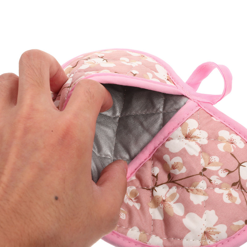 2 gab. Katla rokturis izolēti cimdi Virtuve Pretpiedeguma kokvilnas cimds Mājas piederumi Cepšanas cepeškrāsns Bbq Grill