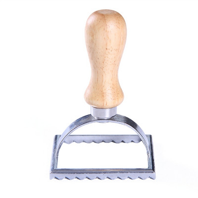 Pelmeņu raviolu gatavošanas spiedes makaronu gatavotājs Veidņu mīklas zīmogu griezējs mīklas pīrāgu gatavošanas rīks Ravioli zīmogu veidotāja griezējs B03E