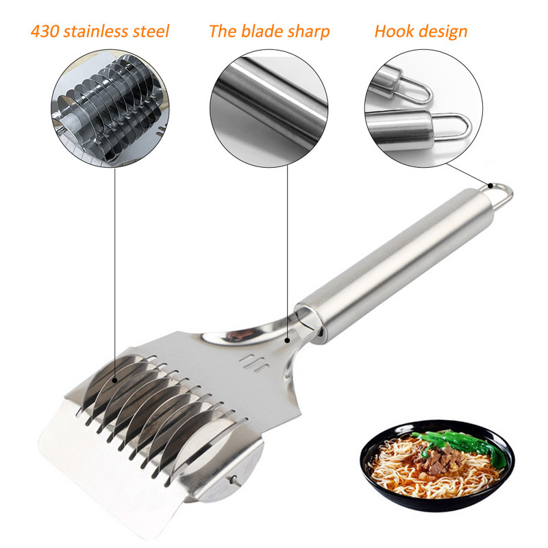 Κόφτης για μπισκότα με ρολό από ανοξείδωτο ατσάλι, αντιολισθητικό κρεμμύδι, μηχάνημα κατασκευής κουμπωτών, κόφτης κόφτης κοπής, τεμαχιστής, εργαλεία ζαχαροπλαστικής, αξεσουάρ ψησίματος