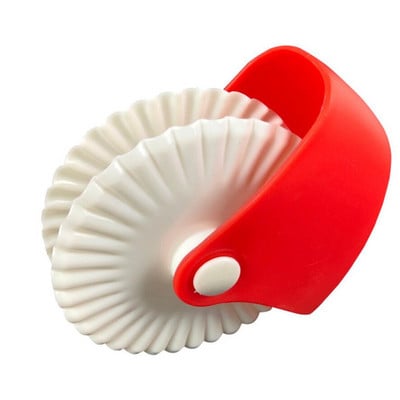 Picos tešlos grotelių ritininis pjaustytuvas tešlos pyrago dekoro pjaustytuvas Plastikinis ratas, skirtas picos pyrago pyrago pyrago plutei kepimo pjaustytuvas Virtuvės įrankiai