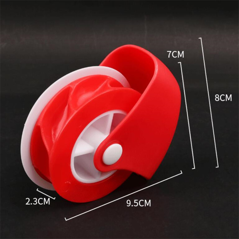 Picos tešlos grotelių ritininis pjaustytuvas tešlos pyrago dekoro pjaustytuvas Plastikinis ratas, skirtas picos pyrago pyrago pyrago plutei kepimo pjaustytuvas Virtuvės įrankiai