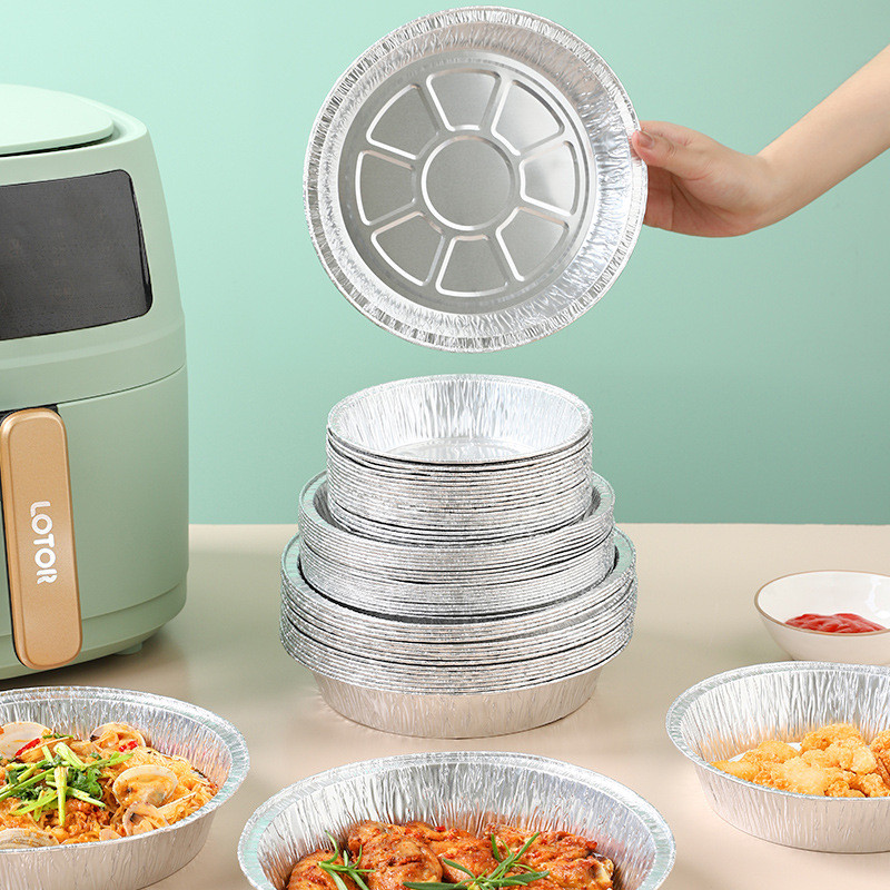 Oro gruzdintuvė Aliuminio folijos padėklas Maisto klasės aliejų sugeriantis popierius Orkaitės kepimo padėklas Maistas Aliejui atsparus kepsninės padėklas Virtuvės konditerijos įrankiai