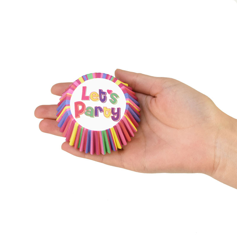 100 db papír muffin csésze doboz Cupcake bélés DIY Születésnapi Esküvő Karácsony Otthoni Party Sütés Desszert Kellékek Konyhai Kiegészítők