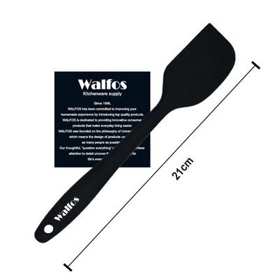 WALFOS Élelmiszer-minőségű tapadásmentes vaj főzőlapát szilikon spatula szett sütemény kaparó torta sütőlapát szilikon spatula