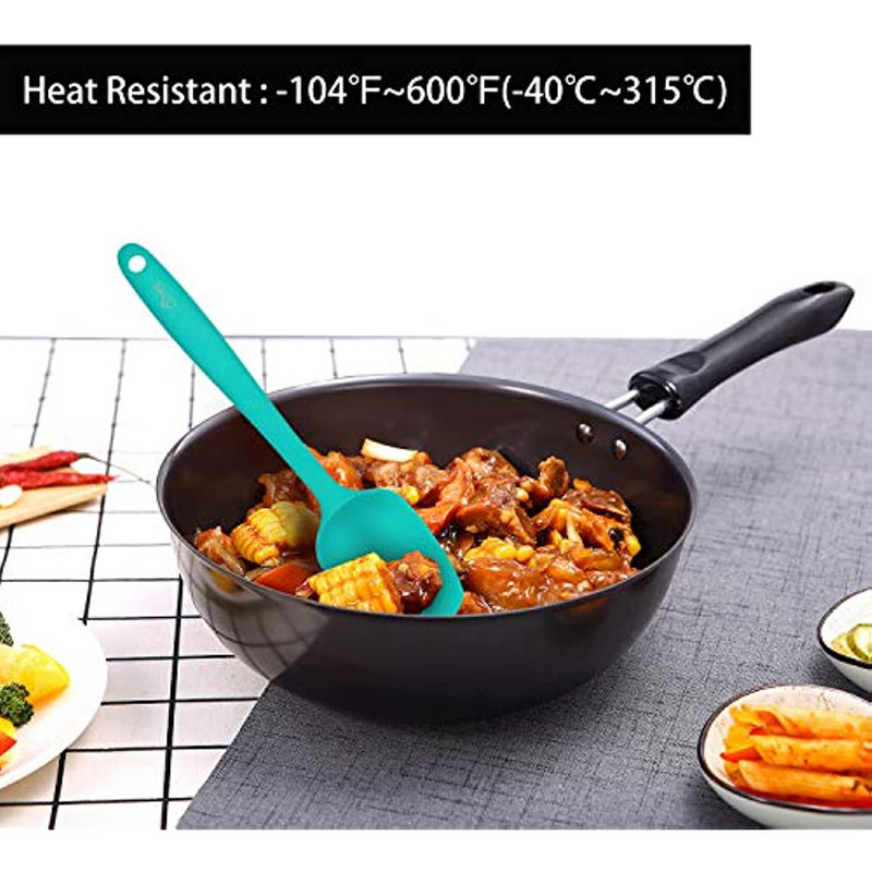 Szilikon kaparókészlet - gumikaparó hőálló sütőkanál és spatula