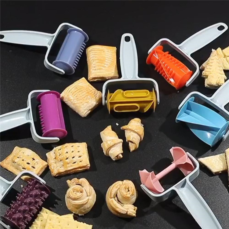 1 vnt tešlos biskvito volelis apvalios formos „pasidaryk pats“ kepimo įrankiai tešlos pyragas kukuliai Sausainiai Šiurkščiai tešlai specifinių formų voleliu pjaustytuvai