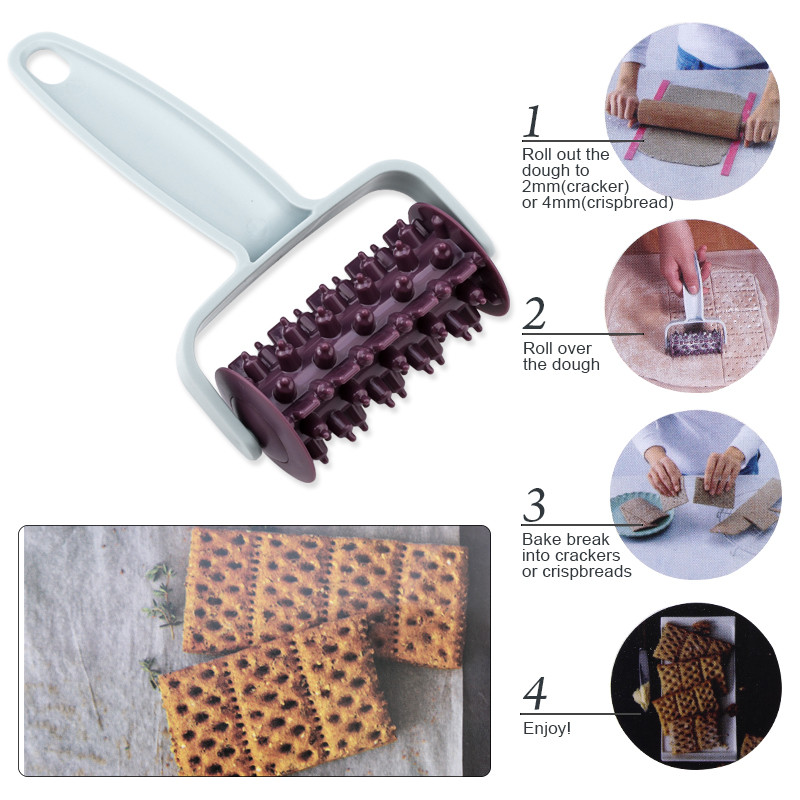 1 vnt tešlos biskvito volelis apvalios formos „pasidaryk pats“ kepimo įrankiai tešlos pyragas kukuliai Sausainiai Šiurkščiai tešlai specifinių formų voleliu pjaustytuvai