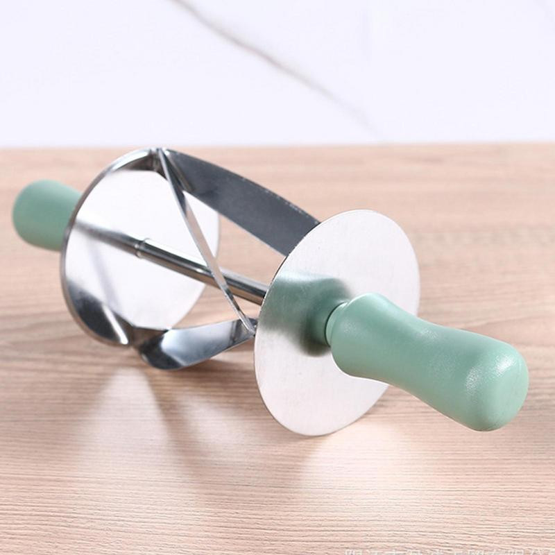 Rozsdamentes acél croissant görgős tésztahenger, többfunkciós vágóhenger Többcélú sütési kellékek otthoni konyhai pékekhez