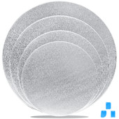 4 Iepakojiet sudraba kūku dēļus ar skrāpējamās folijas apaļajiem kūkas apļiem 6,8,10,12 collu kūkas pamatnes kartons, atkārtoti lietojams kūkas cepšanai