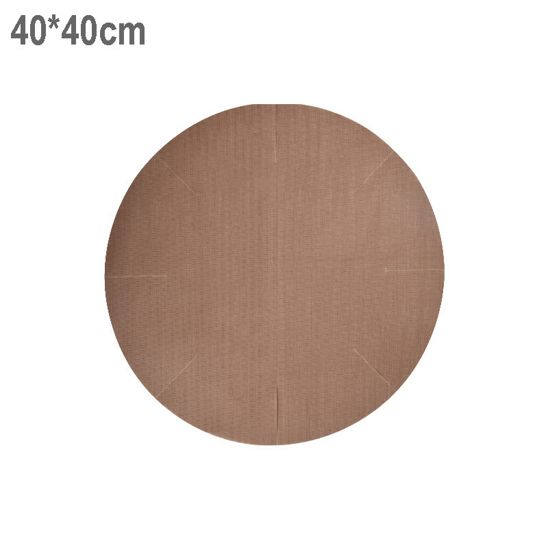 40 cm-es újrafelhasználható tortaforma tortasütőszőnyeg, kerek tapadásmentes tepsilap, hőálló sütőszőnyeg olajpapír grillező