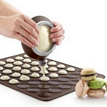 Πατάκι ψησίματος για κέικ σιλικόνης DIY 30 Cavity Pastry Cake Macaron Mat Φύλλο φόρμας ψησίματος φούρνου Μαξιλαράκι Δίσκος Φύλλο Εργαλεία κουζίνας