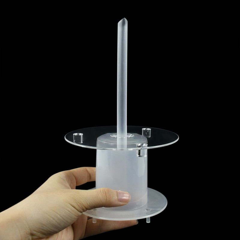 Vēlēšanās koka kūkas atbalsta rāmis kūku statīvi Deserta balsts starplikas pāļu kronšteins Virtuve DIY kūkas dekorēšana konditorejas izstrādājumu cepšanas rīks