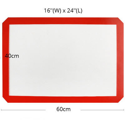 Silikona paklājiņš cepšanai cepeškrāsnī — nelipīgs loksnes paklājiņš — profesionālas kvalitātes oderējuma loksnes