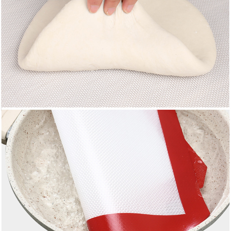 Silikona paklājiņš cepšanai cepeškrāsnī — nelipīgs loksnes paklājiņš — profesionālas kvalitātes oderējuma loksnes