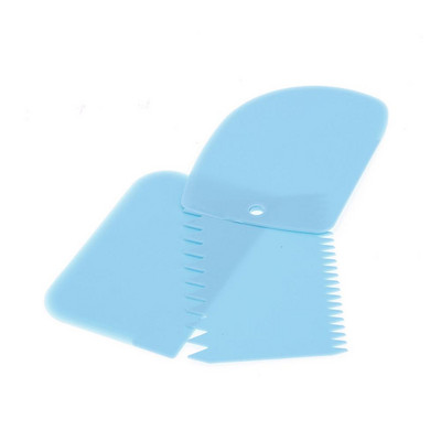 3 gab./komplekts Konditorejas lāpstiņa Plastmasas konditorejas izstrādājumu mīklas griezējs cepšanai konditorejas izstrādājumi Mīklas skrāpja lāpstiņa kūkas dekorēšanai