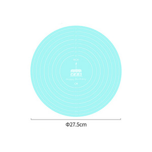 Okrugli okretni tanjur za pecivo Silikonska podloga za valjanje tijesta Neprianjajuća podloga za miješenje Kuhinjski neklizajući rezanci Alati za kuhanje knedli