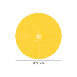 Okrugli okretni tanjur za pecivo Silikonska podloga za valjanje tijesta Neprianjajuća podloga za miješenje Kuhinjski neklizajući rezanci Alati za kuhanje knedli