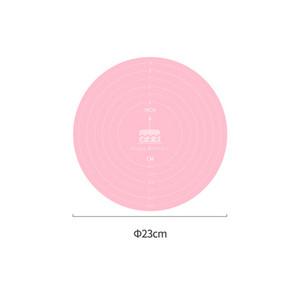 Okrugli okretni tanjur za pecivo Silikonska podloga za valjanje tijesta Neprianjajuća podloga za miješenje Kuhinjski neklizajući rezanci Alati za kuhanje knedli