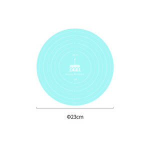 Okrugli okretni tanjur za pecivo Silikonska podloga za valjanje tijesta Neprianjajuća podloga za miješenje Kuhinjski neklizajući rezanci Alati za kuhanje knedli