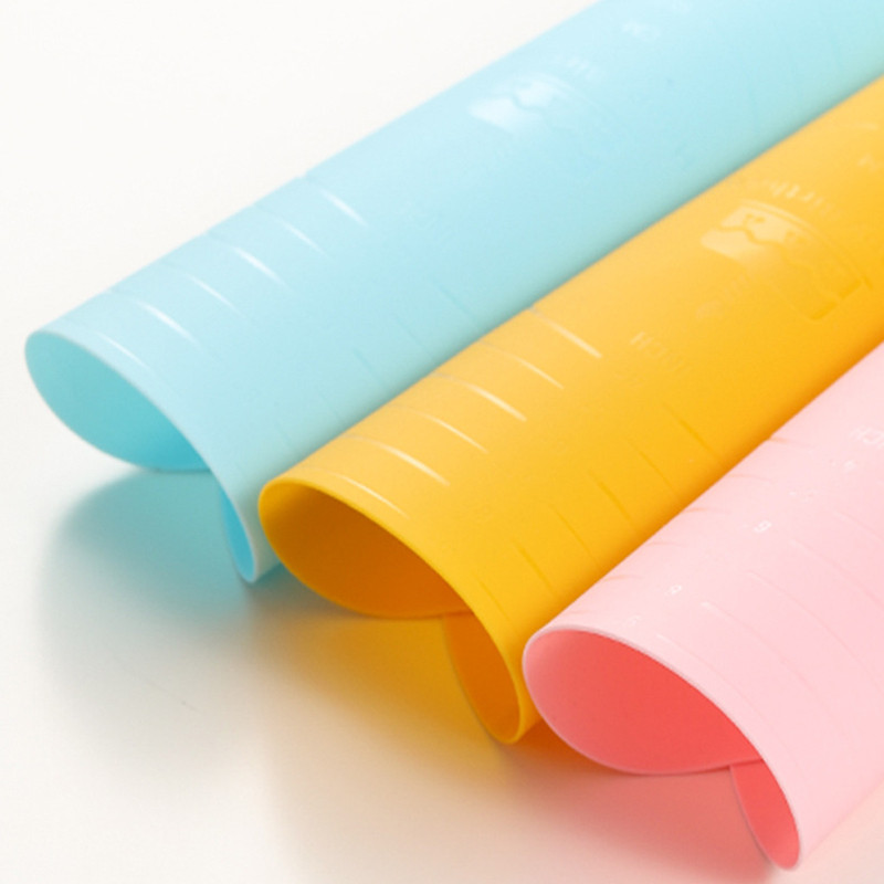 Okrugli okretni tanjur za pecivo Silikonska podloga za valjanje tijesta Neprianjajuća podloga za miješenje Kuhinjski neklizajući rezanci Alati za kuhanje knedli