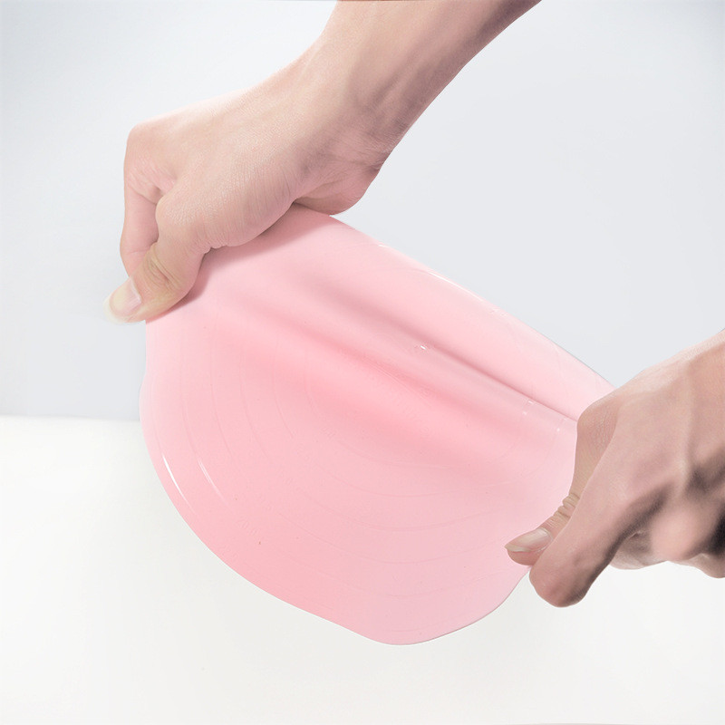 Okrugli okretni tanjur za pecivo Silikonska podloga za valjanje tijesta Neprianjajuća podloga za miješenje Kuhinjski neklizajući rezanci Alati za kuhanje knedli