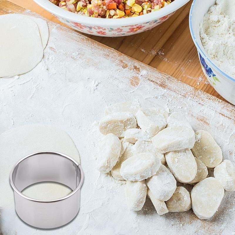 Nerūsējošā tērauda klimpu griezējs Cepumu cepumu mīklas panna kūkas maizes mīklas zīmogi plācenis griešanas rīks virtuves cepšanas piederumi