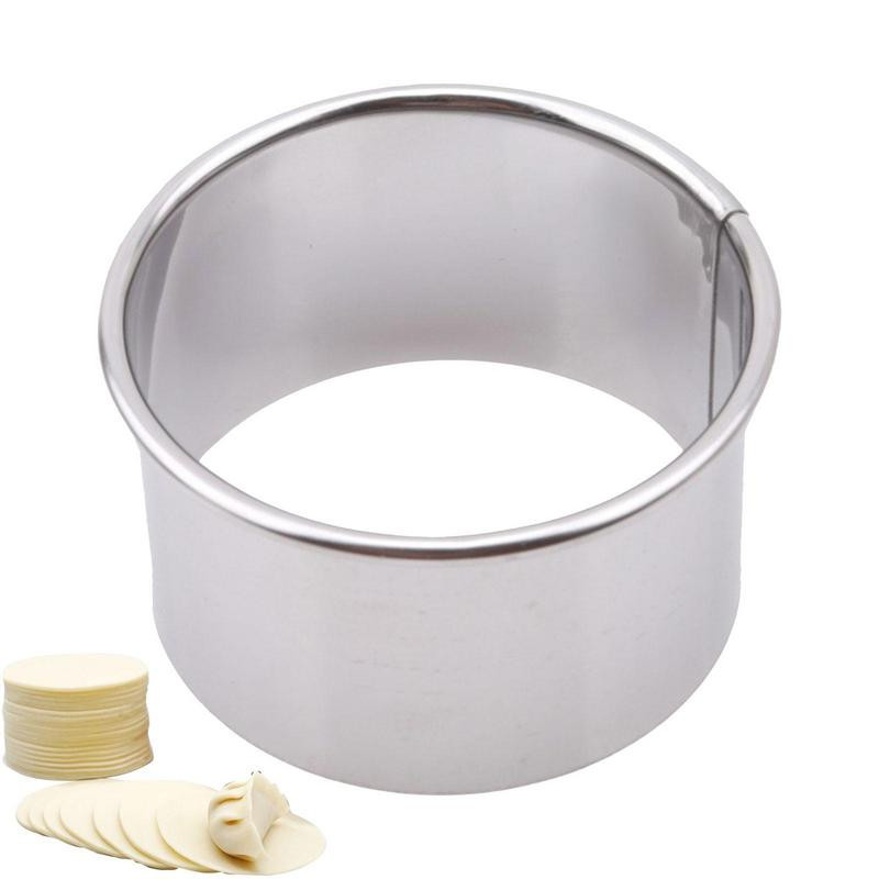 Nerūsējošā tērauda klimpu griezējs Cepumu cepumu mīklas panna kūkas maizes mīklas zīmogi plācenis griešanas rīks virtuves cepšanas piederumi