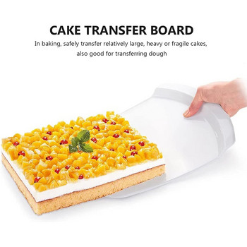 Οικιακό φτυάρι μεταφοράς πίτσας Πιάτο μεταφοράς κέικ Δίσκος μεταφοράς κέικ Εργαλείο ψησίματος κινούμενης πλάκας κέικ