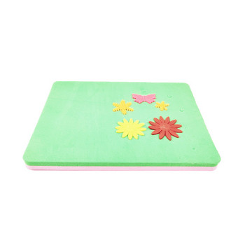 Подложка от пяна за пандишпанови торти 5 дупки Квадратна захар Flipping Flower Modeling Paste Fondant Mat Sugarcraft Cake Decoration Инструменти за печене