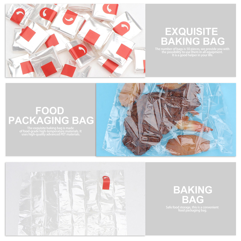 10/20 gab. Karstumizturība virtuves PET plēve Lēnas plīts oderējums Cepšanas tītara maisiņš Cepšanas tītara maisiņš