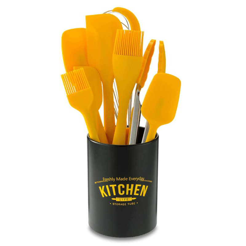 JANKNG virtuves silikona lāpstiņa caurspīdīga mīklas gatavošanai, skrāpējamais krēms, karstumizturīgs trauku komplekts, cepšanas kūku otu rīki