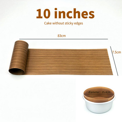 Tapadásmentes tortaforma bélés könnyen levehető lap 5-8 hüvelykes tortaformákhoz élelmiszeripari minőségű újrafelhasználható Air friyer olajszigetelő betét