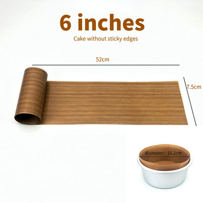 Tapadásmentes tortaforma bélés könnyen levehető lap 5-8 hüvelykes tortaformákhoz élelmiszeripari minőségű újrafelhasználható Air friyer olajszigetelő betét