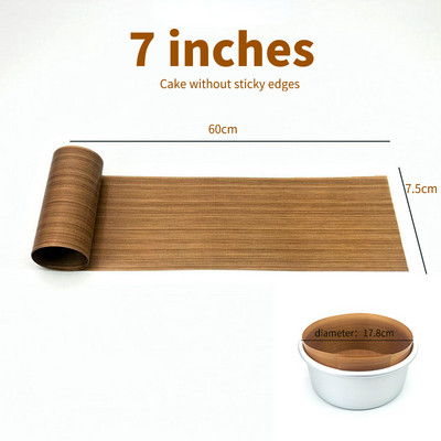 Tapadásmentes tortaforma bélés könnyen levehető lap 5-8 hüvelykes tortaformákhoz élelmiszeripari minőségű újrafelhasználható Air friyer olajszigetelő betét