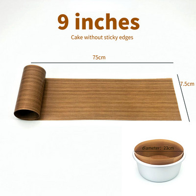 Tapadásmentes tortaforma bélés könnyen levehető lap 5-8 hüvelykes tortaformákhoz élelmiszeripari minőségű újrafelhasználható Air friyer olajszigetelő betét