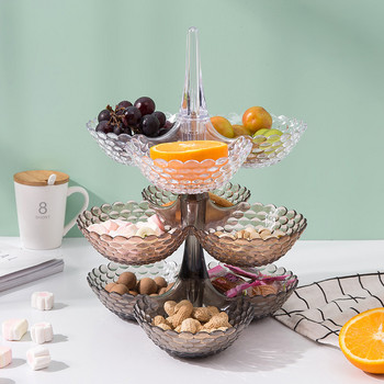 Creative Single-Tier Cupcake Stand Επιδόρπιο Γαμήλιο πάρτι Εμφάνιση Πιάτο Πύργου Φρούτα Ράφι Αποθήκευση Κουζίνα