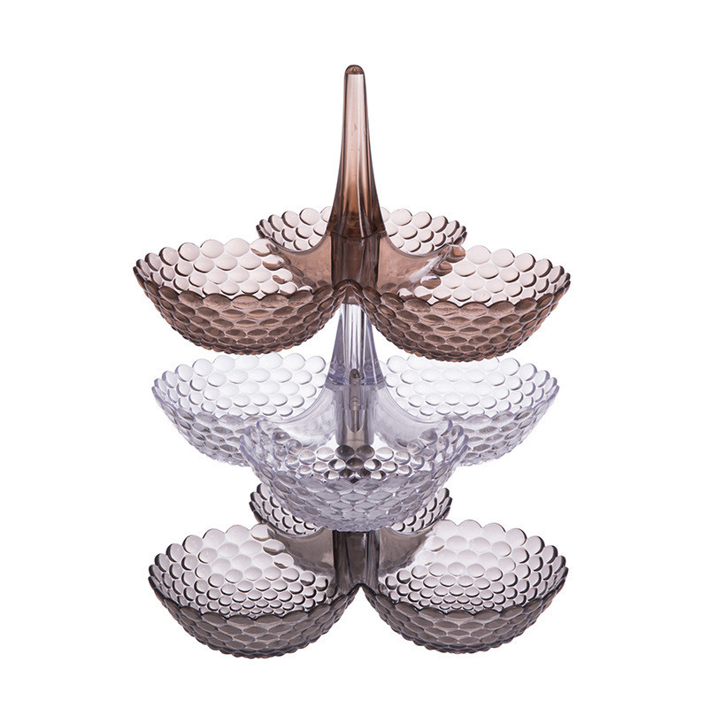 Radošs viena līmeņa cupcake stends kūku deserts kāzu pasākums ballīte torņa šķīvju augļu kūku uzglabāšanas plaukta virtuve