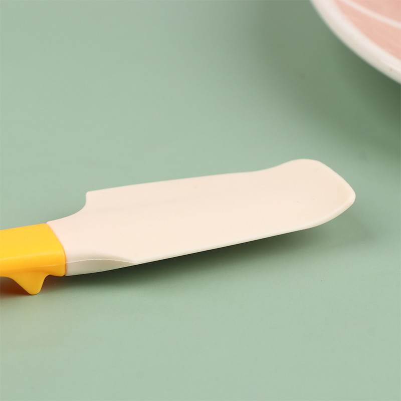 Silikona mini virtuves lāpstiņa krējuma sviesta kūka lāpstiņa maisīšanas mīklas skrāpju birste sviesta mikseris der visu veidu burciņām un kārbām