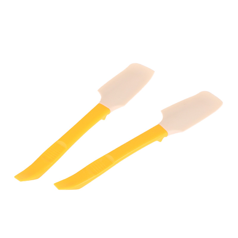 Silikona mini virtuves lāpstiņa krējuma sviesta kūka lāpstiņa maisīšanas mīklas skrāpju birste sviesta mikseris der visu veidu burciņām un kārbām