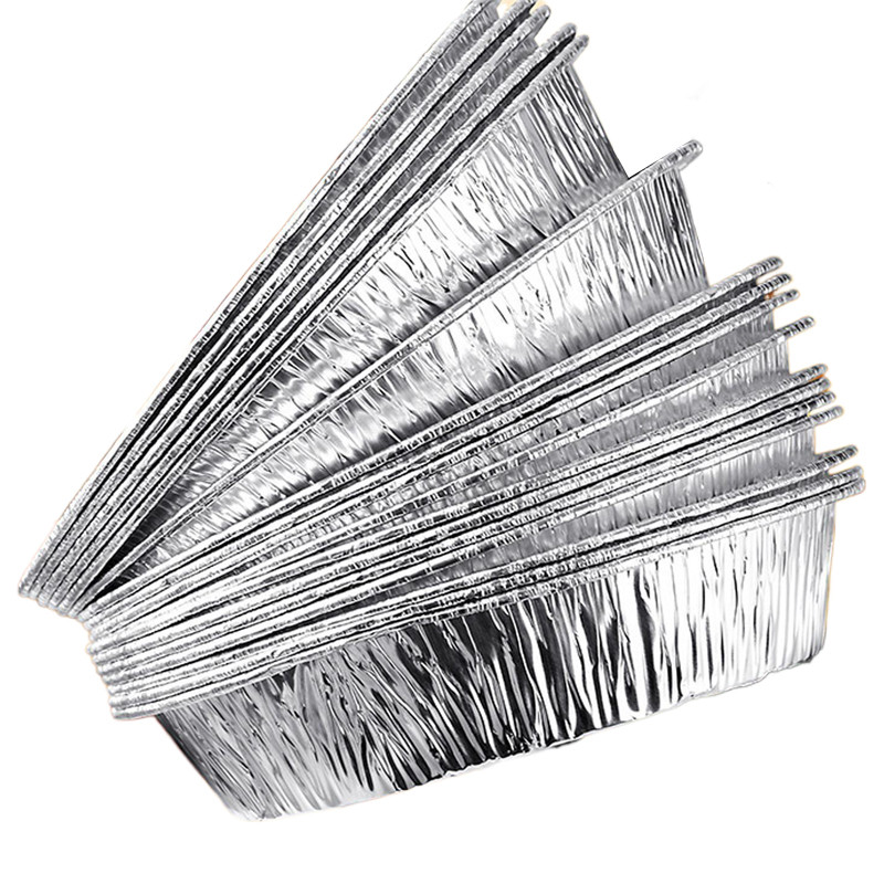 10 gab Air Fryer oderējums Vienreizējās lietošanas apaļas alumīnija folijas paplātes Cepšanai Nepiedegošas kūkas veidnes Daudzfunkcionāli virtuves cepšanas rīki