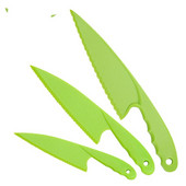 Tortas Peilis Virtuvė Sauga Maisto gaminimas Vaikai Praktikuojantys Peiliai Plastikiniai dantyta kepimo duona vaikams Peilis Daržovių salotos