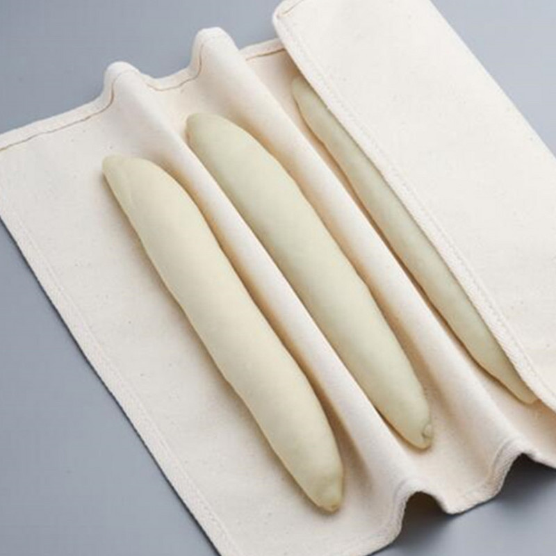 Linu raudzēts audums Maizes necaurlaidīgs audums cepšanas dīvāns Lina auduma konditorejas izstrādājumi cepšanas rīki Mīklas rauga auduma cepšanas paklājs