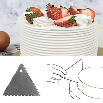 1 τεμ. Smooth Edge Scraper Fondant Spatulas Εργαλεία ζαχαροπλαστικής ψησίματος Gadget για τούρτα από ανοξείδωτο ατσάλι Διακόσμηση αξεσουάρ κουζίνας