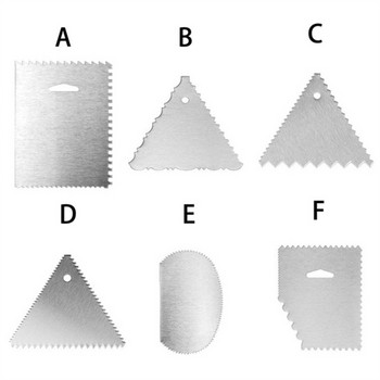 1 бр. Скрепер за фондан с гладък ръб Шпатули Инструменти за печене на сладкиши Декорация на торти от неръждаема стомана Кухненски аксесоари Кухненска джаджа